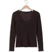 Copenhagen Muse Dames Blouses Cmbobbie-blouse - Bruin - Maat XL