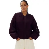 HARPER & YVE Dames Jassen Lenora-ja - Bordeaux - Maat XL