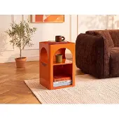 Vente-unique Bijzettafel in Metaal - Oranje STALY