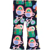 Next Leggings marine / geel / jade groen / rosé