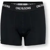 Only & Sons Junior Onderbroek 'OSJFITZ' zwart / wit