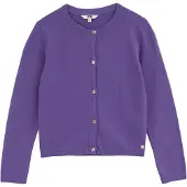 We fashion Gebreid vest donkerlila