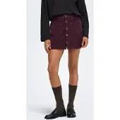 ONLY Onlamazing Korte Corduroy Rok Dames Rood Xs