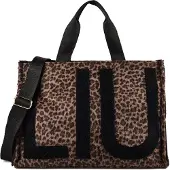 Liu Jo Dames Grote Tote Tas met bruine Dierenprint (OSFA), Casual, Polyester 2F6037-T6089