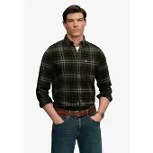 Superdry Overhemd greige / olijfgroen / zwart
