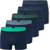 Schiesser Boxershorts ' 95/5 Multi ' nachtblauw / donkerblauw