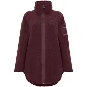 Didriksons Fleece jas bourgogne