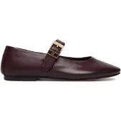 Tommy Hilfiger Ballerina met riempjes bordeaux