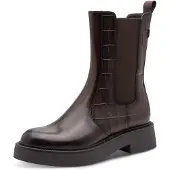 Tamaris Chelsea boots donkerbruin