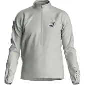 Compressport - Trail / Running kleding - Aura Windproof Jacket M Gray Violet voor Heren van Gerecycled Polyester - Maat L - Grijs