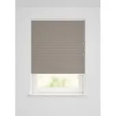 HEMA Plissé dubbel lichtdoorlatend-meekleurende achterkant taupe (taupe)