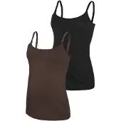 Mamalicious Top 'Kerrie' bruin / zwart