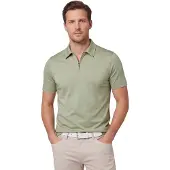 Desoto Poloshirt groen wijde fit katoen