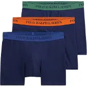 Ralph Lauren Boxershorts blauw / navy / smaragd / donkeroranje