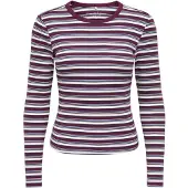 ONLY Shirt 'ONLVal' lichtblauw / donkerblauw / wijnrood / wit