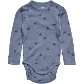 Hummel Rompertje/body marine / blauw gemêleerd