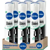 Nivea Invisible Spray for Black & White Active 200ml