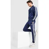 Adidas Originals Broek 'SUPERSTAR' donkerblauw / wit