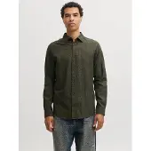Jack & Jones Field Melange Overhemd Met Lange Mouwen