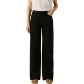 Pepe Jeans Dames Jeans Straight Lexa zwart (27/32), Casual, Katoen, Denim PL20510819NB