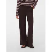 Vero Moda Broek 'VMZAMIRA' donkerbruin
