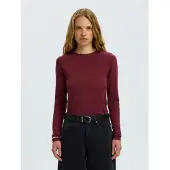 Selected Shirt 'SLFMANJA' wijnrood