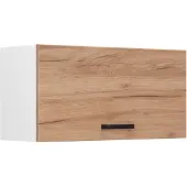 Vicco Hangkast R-Line, Goudkleurig Eiken/Wit, 80 cm Plat