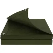 vidaXL Zeildoek met oogjes, groen, 3 x 5 meter, 180 g/m² PE