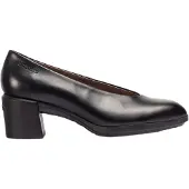 Wonders Dames Reghost 01 Leren Schoenen Zwart (38), Leer, 3 tot 5 cm, Geen, Casual, Klassiek H-6701_2525_5792