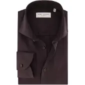John Miller Overhemd aubergine strijkvrij