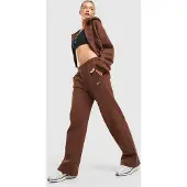 Nike Dames Broeken Studio Fleece Medium Weight - Bruin - Maat M