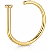 Cilla Jewels Goudkleurige Fake Neusring van Edelstaal