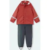 Reima Functioneel pak ' Tihku ' blauw / bruin / zilvergrijs