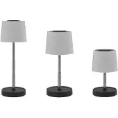 Platinet LED Tafellamp – 3 Lichtkleuren – Verstelbare Hoogte – USB Oplaadbaar – Wit