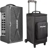 Nux NBA-200FR Accu Speaker met Trolleytas