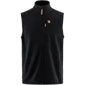 Fjällräven - Övik Lite Fleece Vest - Fleecebodywarmer L, zwart
