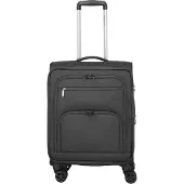Travelite Cubis 4 wielen Cabinewagen S 55 cm met uitbreidingsplooi grijs
