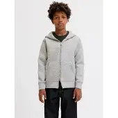 JACK&JONES JUNIOR Junior Sweatvest 'JCOLEGACY' grijs gemêleerd