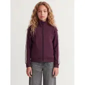 JJXX Sweatvest 'JXLEONA ESME' beige / lichtroze / wijnrood