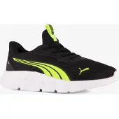 Puma Flexfocus Sliptech PS kinder sportschoenen zwart geel maat 34