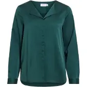 Vila Blouse 'VIEllette' smaragd