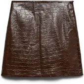 Vero Moda Rok 'VMCarly' donkerbruin