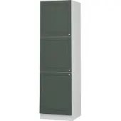 Vicco Hoge kast Fame-Line, Groen-Goud landelijk/Wit, 60 cm