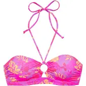 Venice beach Bikinitop orchidee / oranje / pink