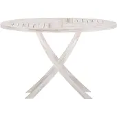 Venture Home Kenya tuintafel Ø120cm whitewash.