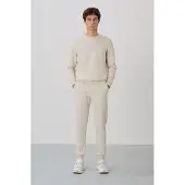 Tommy Life Heren Katoen-Polyester Fleece Sweatshirt en Broek Set