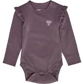 Hummel Rompertje/body grijs / mauve