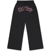 Ed Hardy Broek lichtgrijs / bordeaux / zwart