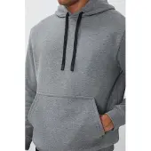Tommy Life Heren Effen Hoodie met Zak