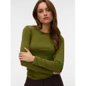 Vero Moda Shirt 'VMADA' olijfgroen
